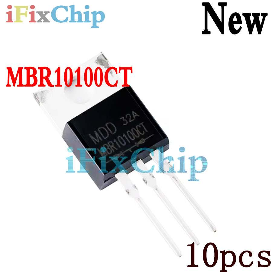 10PCS ยี่ห้อใหม่ SB10100 TO220-2 SB10100CT TO-220-2 MBR10100 MBR10100CT MBR10100G