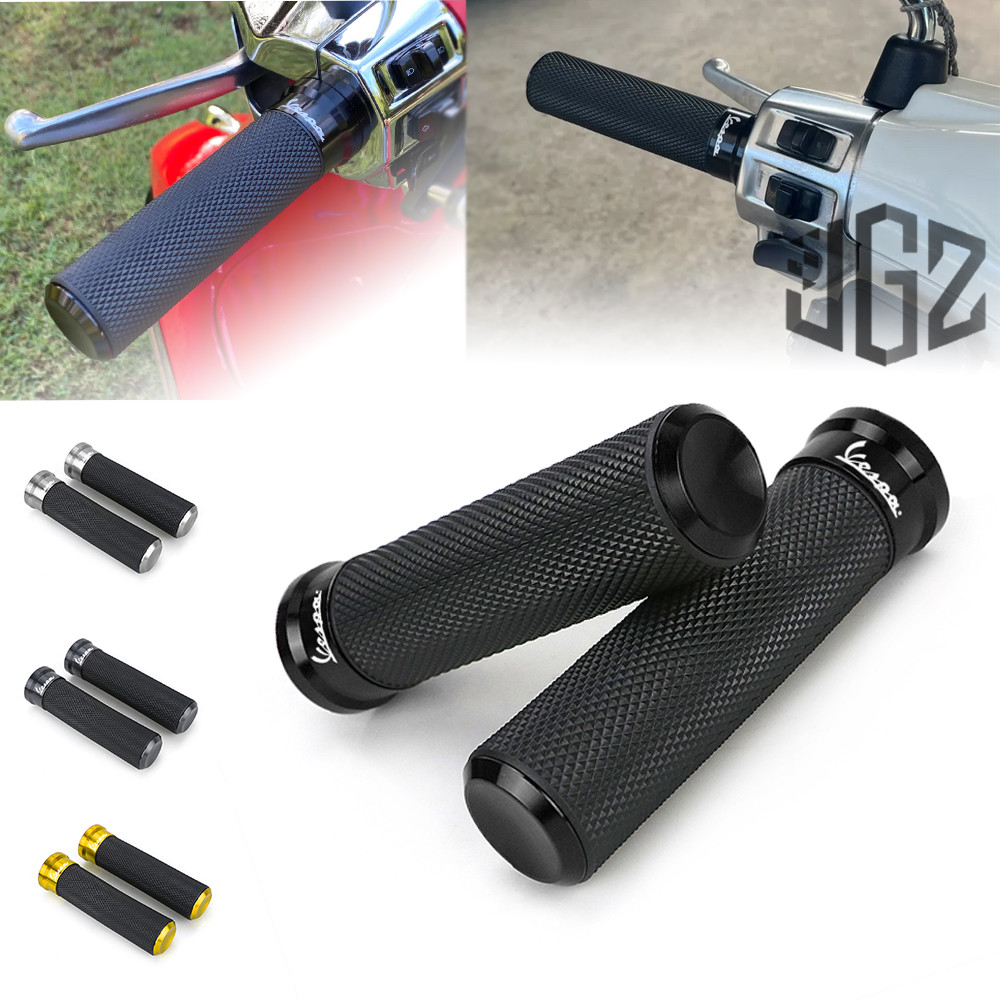 สําหรับ vespa Sprint Primavera S125 MY24 GTS300 ปลอกแฮนด์รถจักรยานยนต์ CNC Handle Bar Grip