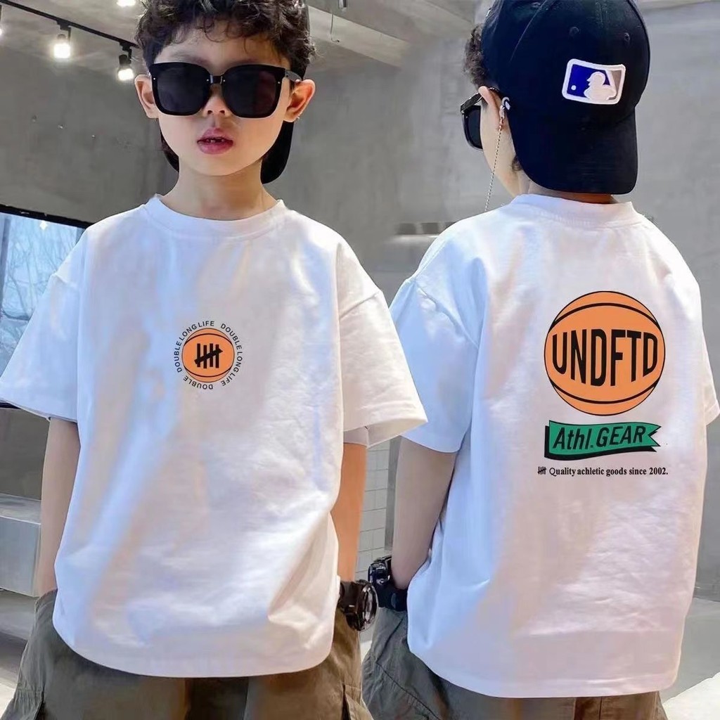 (จัดส่งตลอด 24 ชั่วโมง)Kids T shop  เด็กชายอายุ 4-12 ปี 2024 แฟชั่นฤดูร้อนสไตล์เกาหลีพิมพ์เสื้อยืดผ้าฝ้ายบาง - รูปที่ 4