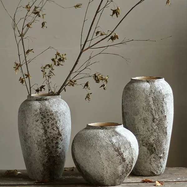 แจกันดอกไม้ แจกันแก้ว กระถางดินจีนใหม่ย้อนยุค, สไตล์วาบิซาบิ, เครื่องประดับทุกข์, เครื่องประดับ, ทางเข้า, ตู้ทีวี, การจัดดอกไม้, แจกันเซรามิกไฮโดรโปนิกส์