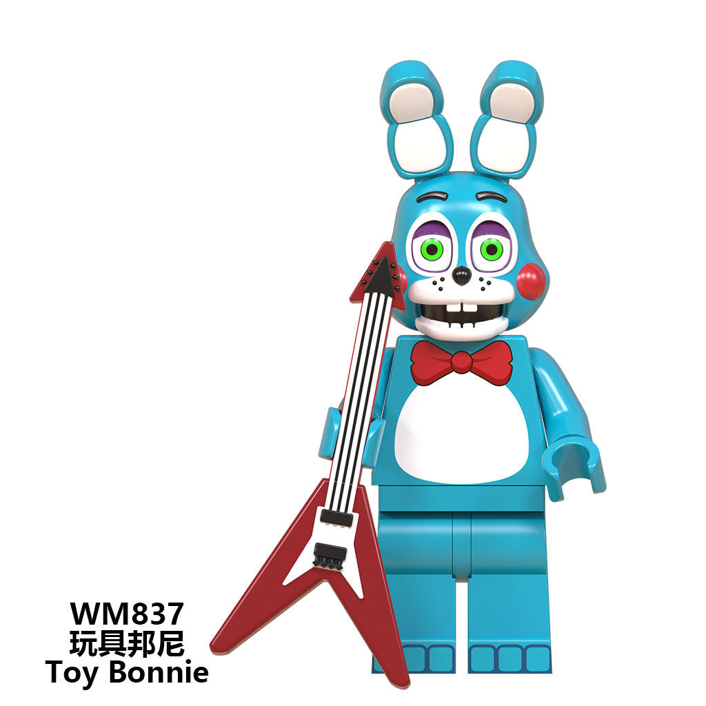 ห้าคืนที่ Freddys Building Blocks Chica Bonnie Fox Clockwork บอลลูน Lolbit Springtrap Endo Minifigures