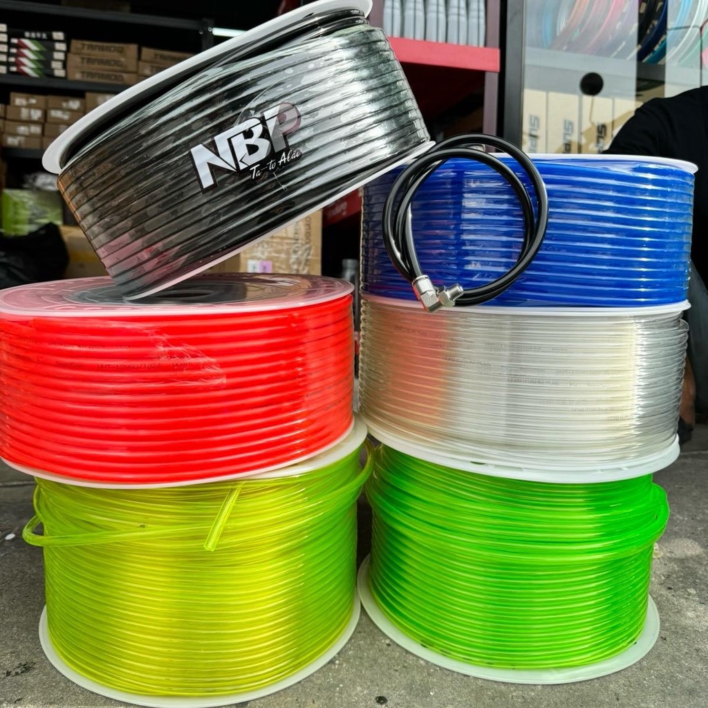 สายน้ำมันแรงดันสูง ความยาว 1 เมตร ทนแรงดันสูง E85 E20 95 91