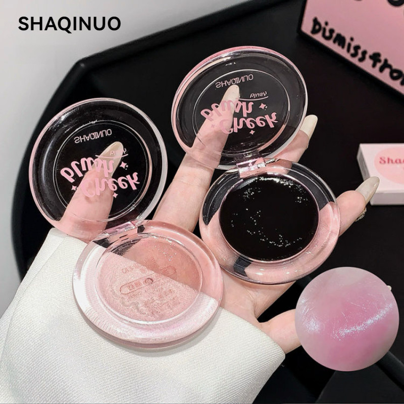 SHAQINUO บลัชออนครีมบลัชออนสีดำกันน้ำบลัชออนติดทนนาน
