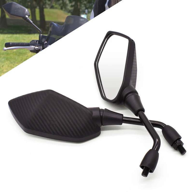 Universial 10mm Motorcycle Mirrors Racing Sport Bike Rear View Mirror For Yamaha MT10 FZ 07 09 FZ6 F