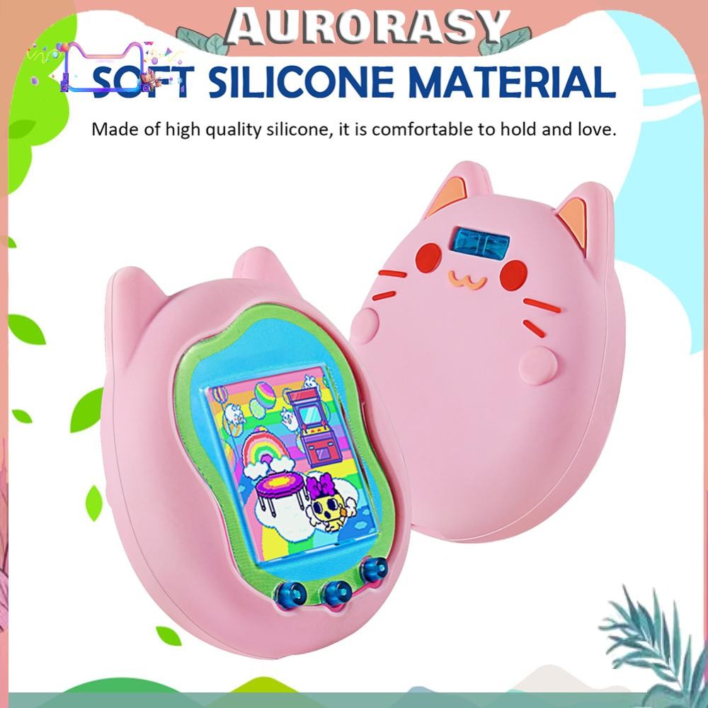 [AS] เคสซิลิโคนการ์ตูนฝาครอบป้องกันแขนป้องกันผิวสําหรับ Tamagotchi Uni