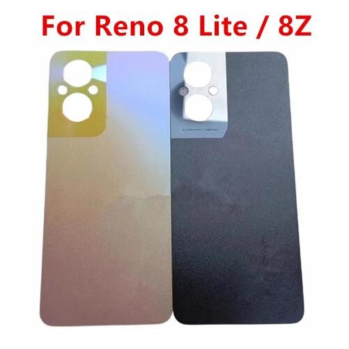 สําหรับ OPPO Reno 8Z 5G CPH2457 ฝาหลังด้านหลังแบตเตอรี่ประตู + โลโก้