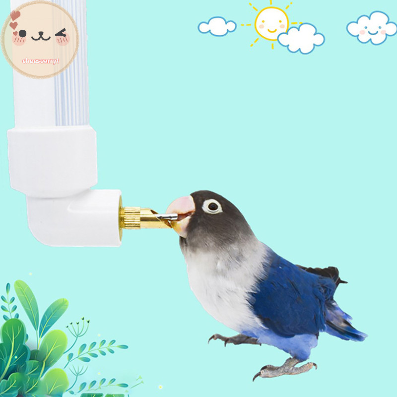 Chee 130ml Parrot Water Dispenser ขวดดื่มแขวนกรงอัตโนมัติอุปกรณ์เสริมสําหรับ Chinchillas กระต่าย EN