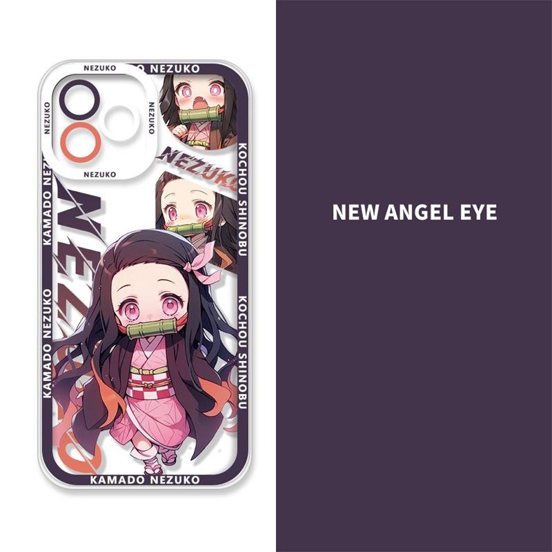 SAMSUNG เคสโทรศัพท์สําหรับsamsung Galaxy A55 A35 A54 A14 A34 M54 5G S24 Ultra Plusกรณีน่ารักอะนิเมะDemon Slayer Kamado Nezuko Tanjirou Zenitsu Inosuke Tokitou Muichirou