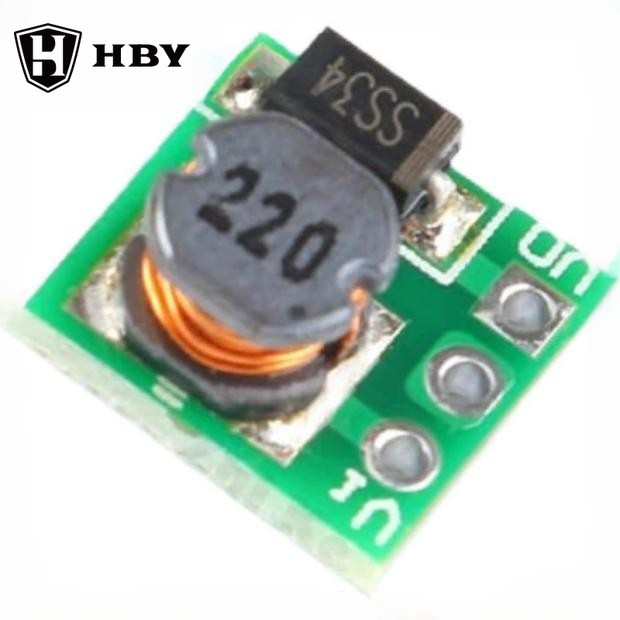 0.9-5v ถึง 5V DC-DC Step-Up โมดูลแรงดันไฟฟ้า Boost Converter 1.5V 1.8V 2.5V 3V 3.3V 3.7V 4.2V ถึง 5V