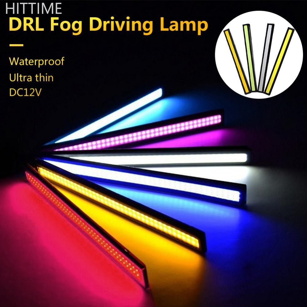 Hittime 1 PC 17 ซม.รถ COB ไฟ LED DRL หมอกขับรถโคมไฟกันน้ํา DC12V A7G5