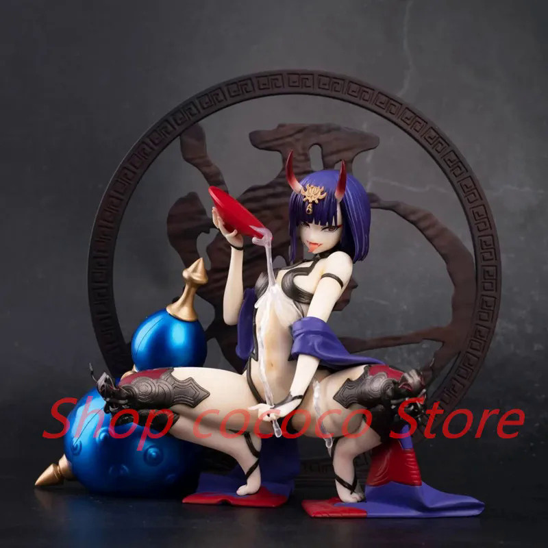 Fate/Grand Order Shuten Douji Squatting Posture Anime Sexy Girl PVC Action Figure Adult Collection M