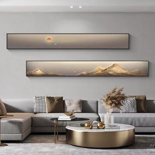 ด้านหลังยาวมีผู้สนับสนุนความหรูหราแสงที่ทันสมัยภาพวาดตกแต่งห…