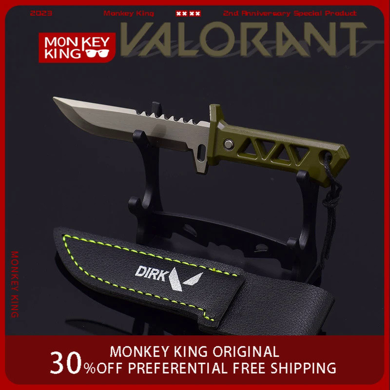 ✨ Valorant Weapon Sword Melee Xenohunter Knife Uncut Weapon Model 12cm Alien Metal Game Peripheral S