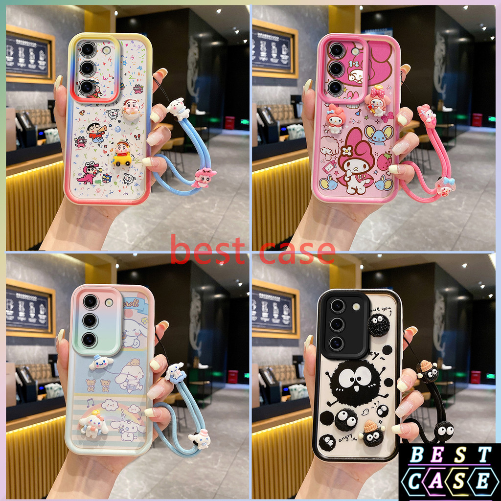เคส Samsung A02s เคส Samsung A03s เคส Cinnamoroll และ ‌Hello Kitty ลายการ์ตูนสามมิติรูปตุ๊กตาเคสโทรศัพท์นุ่มน่ารัก XX-TYGZ