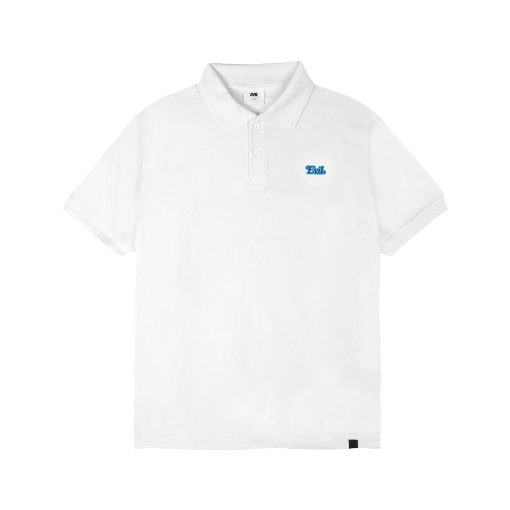 เสื้อโปโล EVIL - WONDER I24 สีขาว
