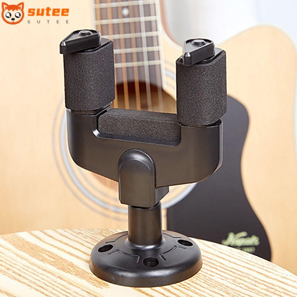 Suteee Auto Lock Ukulele Hanger, Self-locking Wall Mount กีตาร์ตะขอแขวน, Professional โลหะลื่น Ukule