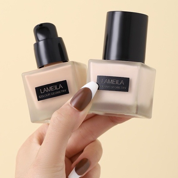lameila FD3307 รองพื้น เนื้อแมตต์ บางเบา ติดทนทานตลอดวัน-Lucky gril555