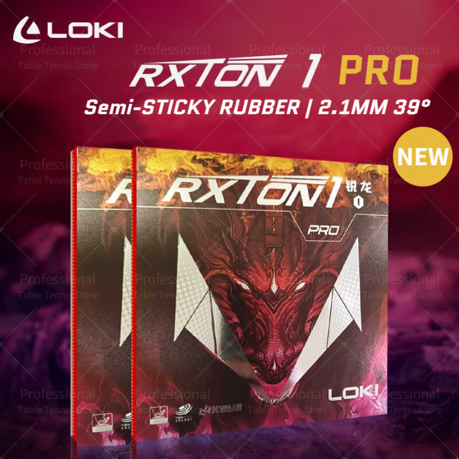 LOKI RXTON 1 PRO ยางปิงปองกึ่งเหนียว Fast Attack Ping Pong ฟองน้ําสําหรับการแข่งขัน