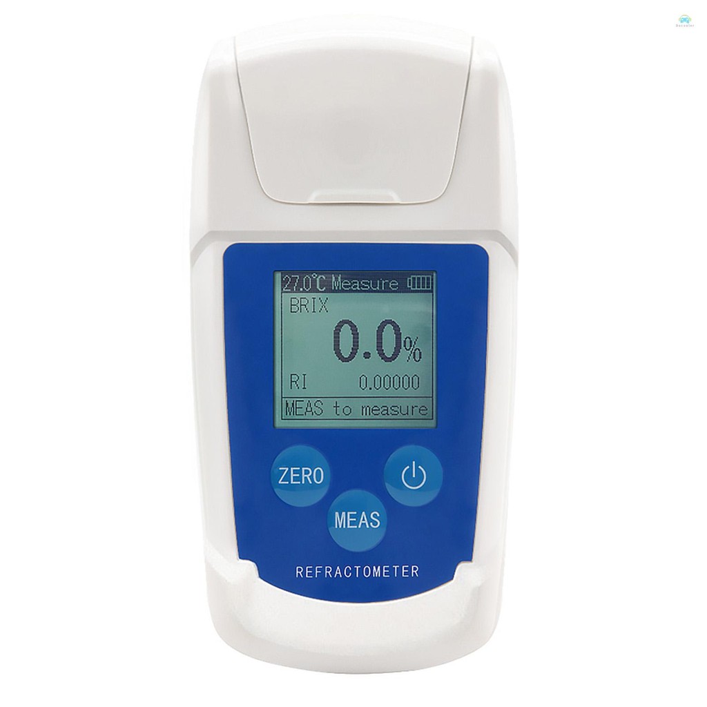 Brix Meter High Precision 0-55% Digital Brix Refractometer Brix Meter การชดเชยอุณหภูมิอัตโนมัติดัชนีหักเหน้ําตาลเนื้อหาเครื่องทดสอบสําหรับน้ําผลไม้เครื่องดื่มดื่ม