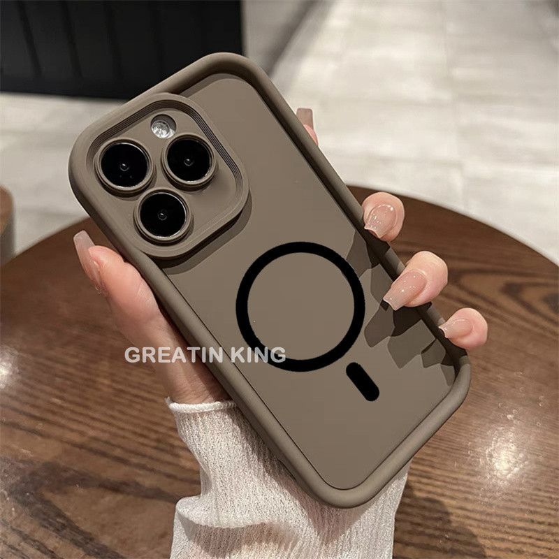 ปลอกอ่อนสําหรับ Infinix Hot 50 Pro + X6880 Hot 50 Pro X6881 Hot 50 4G X6882 5G X6720 เคสโทรศัพท์แม่เหล็ก TPU Cover พร้อมสติกเกอร์ชาร์จไร้สาย
