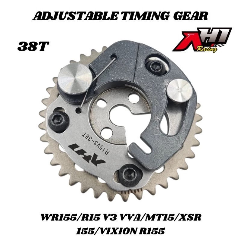TIMING GEAR R15 ใหม่ VVA V3 V4 - WR 155 - XSR - VIXION R 155 - MT15 - R15 M 38T AH1 RACING
