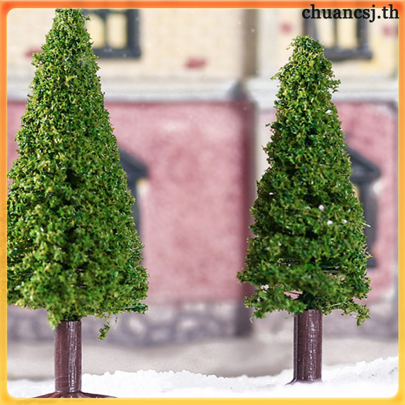 Model Pine Tree Greenery Decor ต้นไม้ขนาดเล็กภูมิทัศน์โต๊ะทราย chuancsj