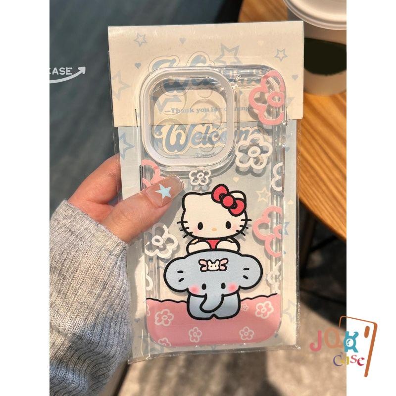 คนรัก เคสไอโฟน16 IPhone 7Plus 16 13 15 11 12 14 Pro Max XS X XR Max 8 6s 7 6 Plus SE 2020 น่ารัก Hello Kitty การ์ตูน เคส