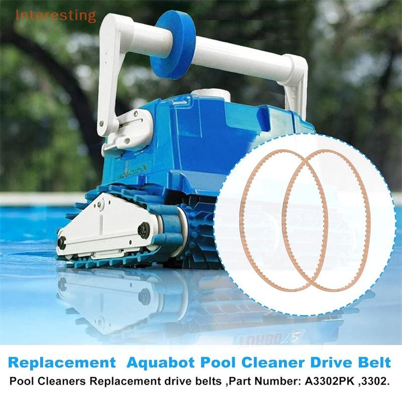 [น่าสนใจ] 2 ชิ้น A3302PK Pool Cleaner เข็มขัดหุ่นยนต์สําหรับ Aquabot Pool Cleaner หุ่นยนต์ 3302 ชิ้น