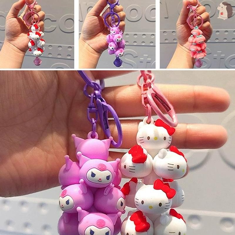 [IN] พวงกุญแจสัตว์ พวงกุญแจสําหรับเป้สะพายหลัง Party Favors สีชมพูซ้อนหมูพวงกุญแจสัตว์ Themed Party TH