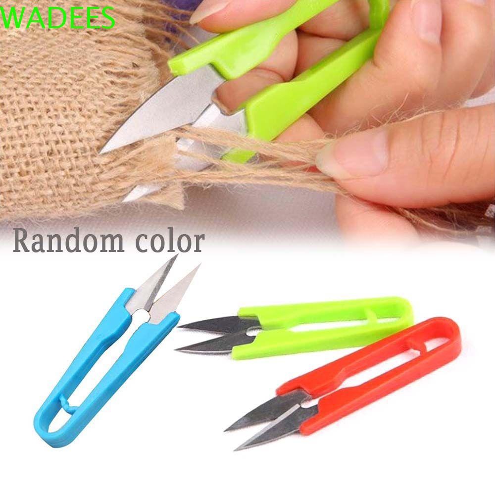 Wadees กรรไกรเส้นด้าย DIY ครัวเรือนจับมัลติฟังก์ชั่น Cross Stitch Clipper Nipper กรรไกรตัดเสื้อ