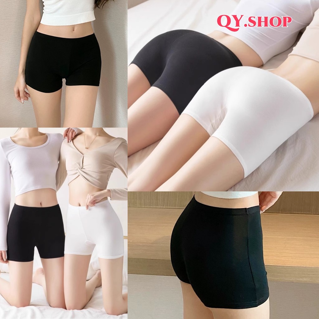 QY.Shop⭐️สุภาพสตรีสบาย ๆ กางเกงซับใน กางเกงสเตย์ สัมผัสนุ่มผ้านิ่มใส่สบาย "GK"