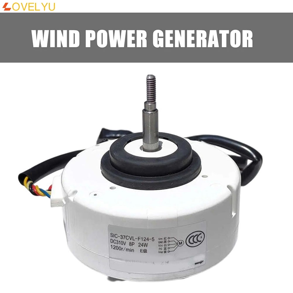 น่ารัก| เครื่องกําเนิดไฟฟ้ากังหันลม 3-Phase DIY มอเตอร์ไฟฟ้าไร้แปรงถ่าน AC/DC9V-72V
