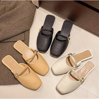 Icy.Sport พร้อมส่งจากไทย รองเท้าคัทชู เปิดส้น ยางEVA ส้นเตี้…