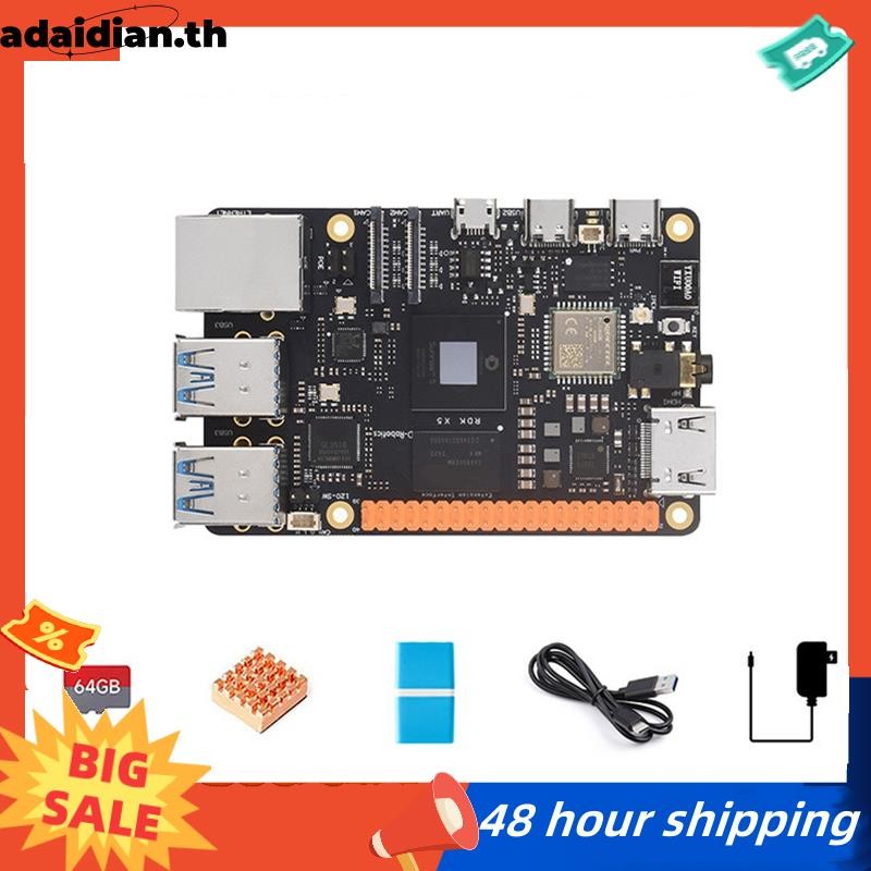 พร้อม ชุดพื้นฐานบอร์ดพัฒนา RDK X5 8GB สําหรับคอมพิวเตอร์และหุ่นยนต์อัจฉริยะรองรับปลั๊ก US ได้สูงสุด 
