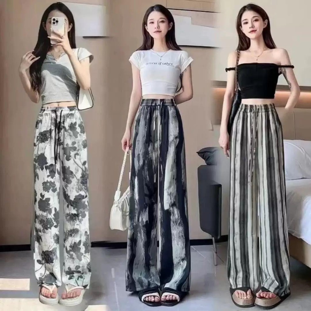 YY110 กางเกงแฟชั่นขายาวผู้หญิง ผ้านิ่มใส่สบาย ยืดหยุ่น เหมาะกับสาวน่ารัก สไตล์เกาหลี ราคาถูกสุดฮิต