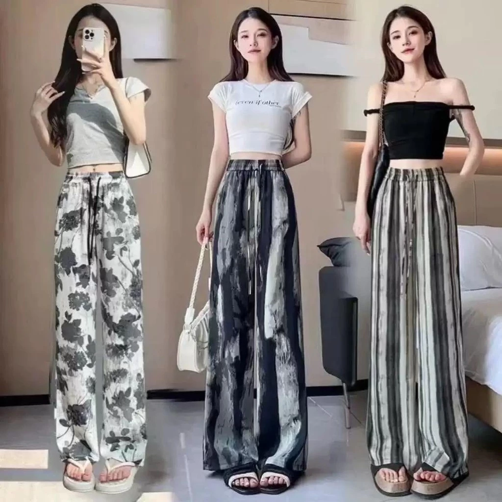 YY110 กางเกงแฟชั่นขายาวผู้หญิง ผ้านิ่มใส่สบาย ยืดหยุ่น เหมาะกับสาวน่ารัก สไตล์เกาหลี ราคาถูกสุดฮิต