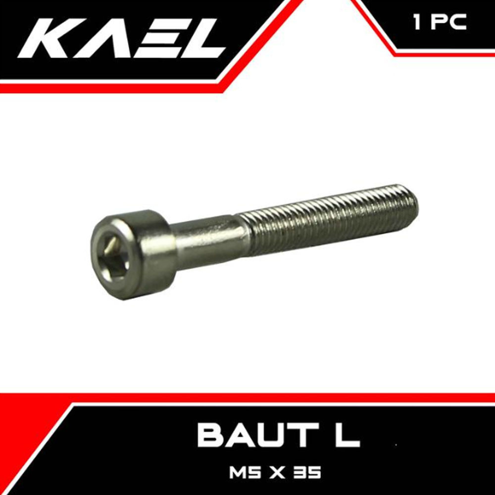 1 PC L4 Bolt K Key 4 Pitch 0.8 M5x35 5X35 M 5 x 35 Bolt Bolt