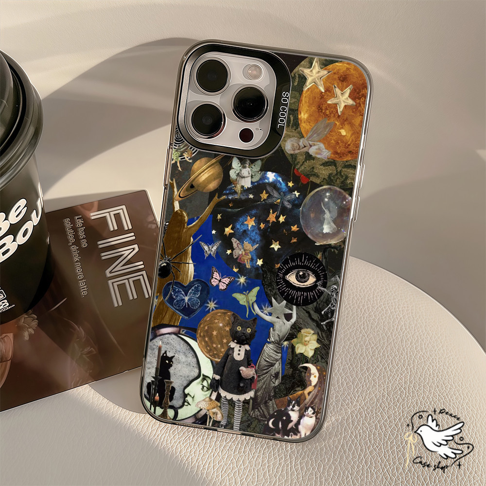 COD-ในไทย เคสไอโฟนสวยๆ ดวงตาแห่งศิลปะ For iPhone 11 12 13 14 15 16 Pro Max Plus X XS XR XS MAX 7 8 Plus เคส กันกระแทกและ ราคา ถูกที่สุด ดีลบีเคเค