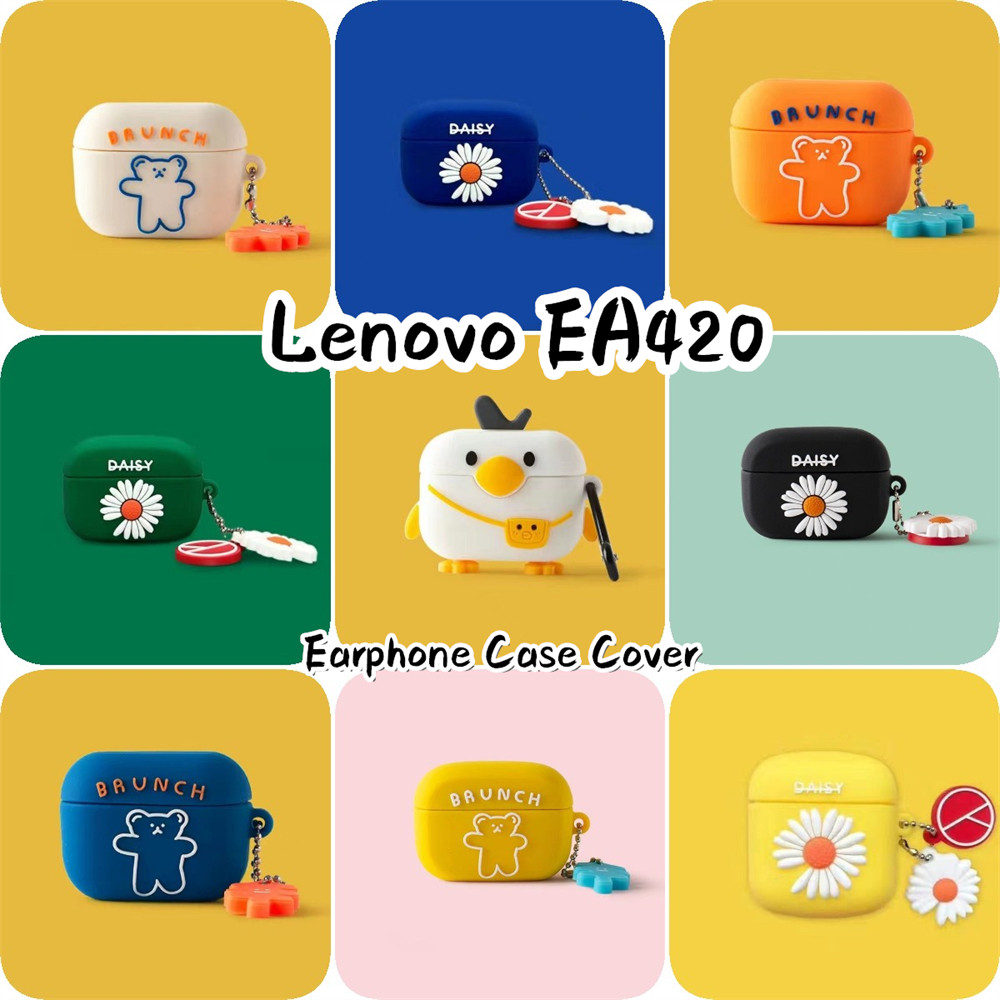 In Stockสําหรับ Lenovo EA420 Case Casing Soft Silicone Headphone Case Trend Cartoon Series