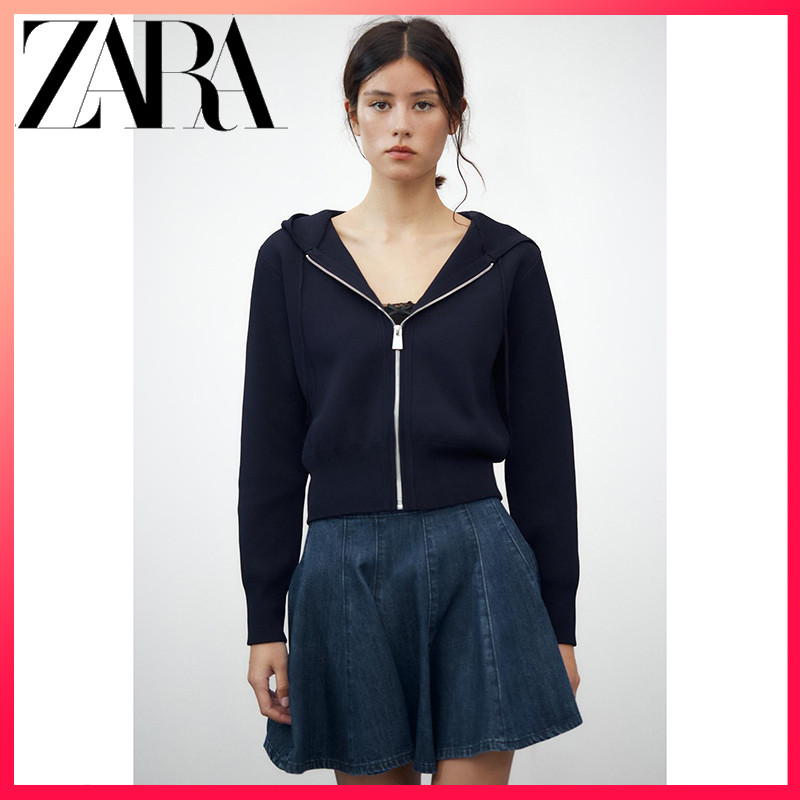 คาร์ดิแกนแขนยาว ZARA สำหรับผู้หญิง ฤดูร้อนใหม่