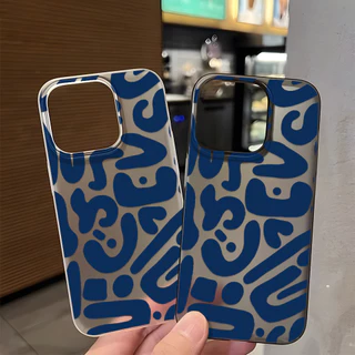 เคสโทรศัพท์ For iPhone 11 13 16 Pro Max Case iPhone 13 17 15 Pro Max 12 14 13 Pro Max ดอกไม้น้ำแข็งใสก็น่ารัก
