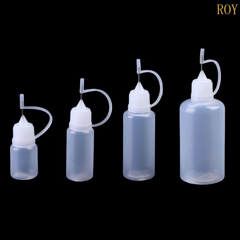 ROY 5ml 10ml 20ml 50ml เข็มเคล็ดลับกาวขวด Applicator DIY Quilling เครื่องมือ Precision Tip กาวพลาสติก Liquid Dropper Bot