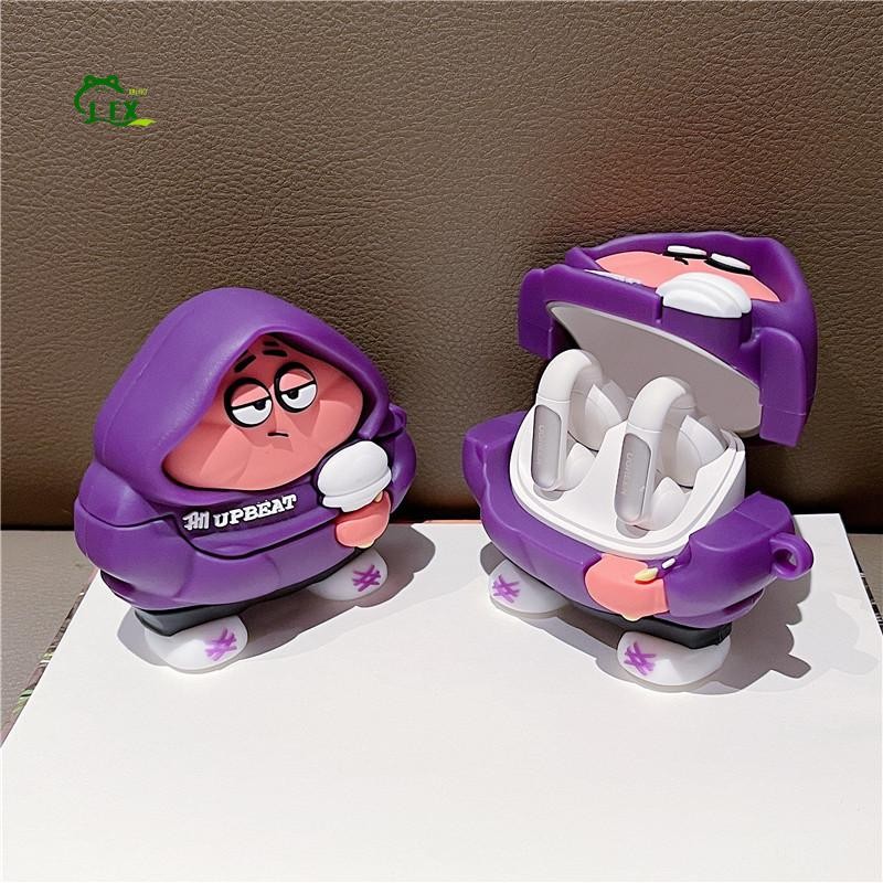 เคสหูฟังแบบนุ่มลายการ์ตูน Patrick Star สําหรับ Ugreen HiTune S5 พร้อมตะขอ