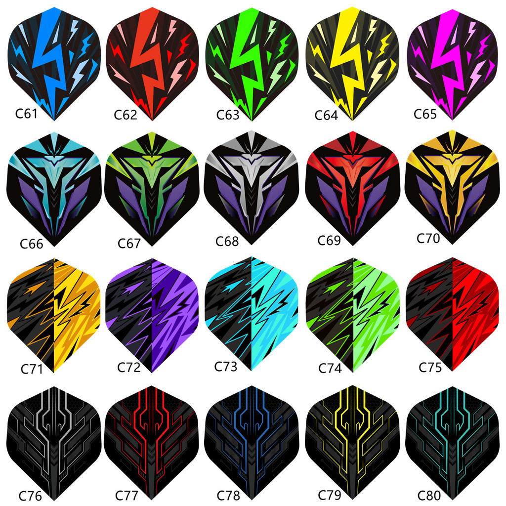 GOODARTS 3 ชิ้นคุณภาพสูง Dart Flights Dart Wings of Darts อุปกรณ์เสริม