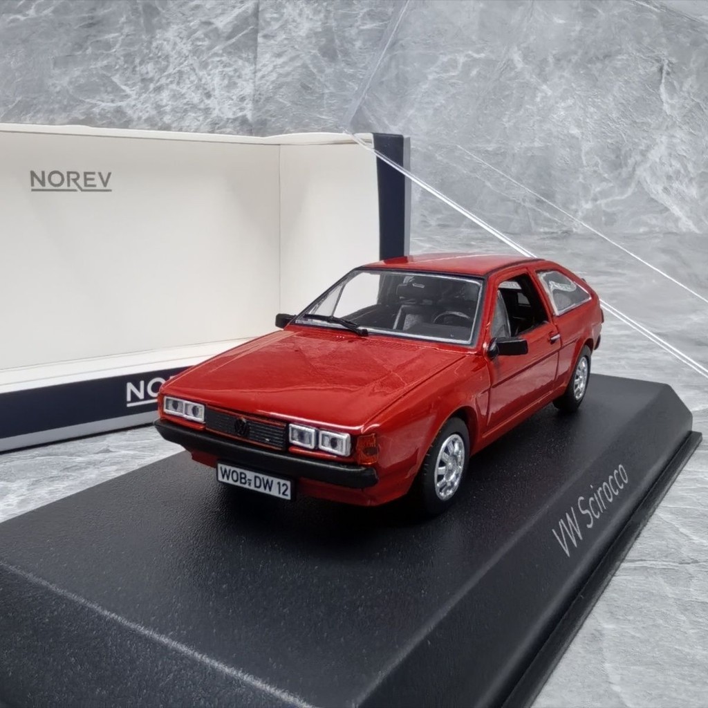 Norwell 1/43 Volkswagen Scirocco VW Scirocco โมเดลรถโลหะผสมสีขัดออกจากโมเดลรถพิมพ์