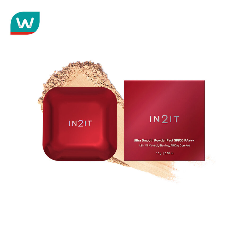 In 2 It อินทูอิท อัลตร้า สมูท พาวเดอร์ แพ็ค SPF35 PA+++ 10ก. 3N นิวทรัล แทน