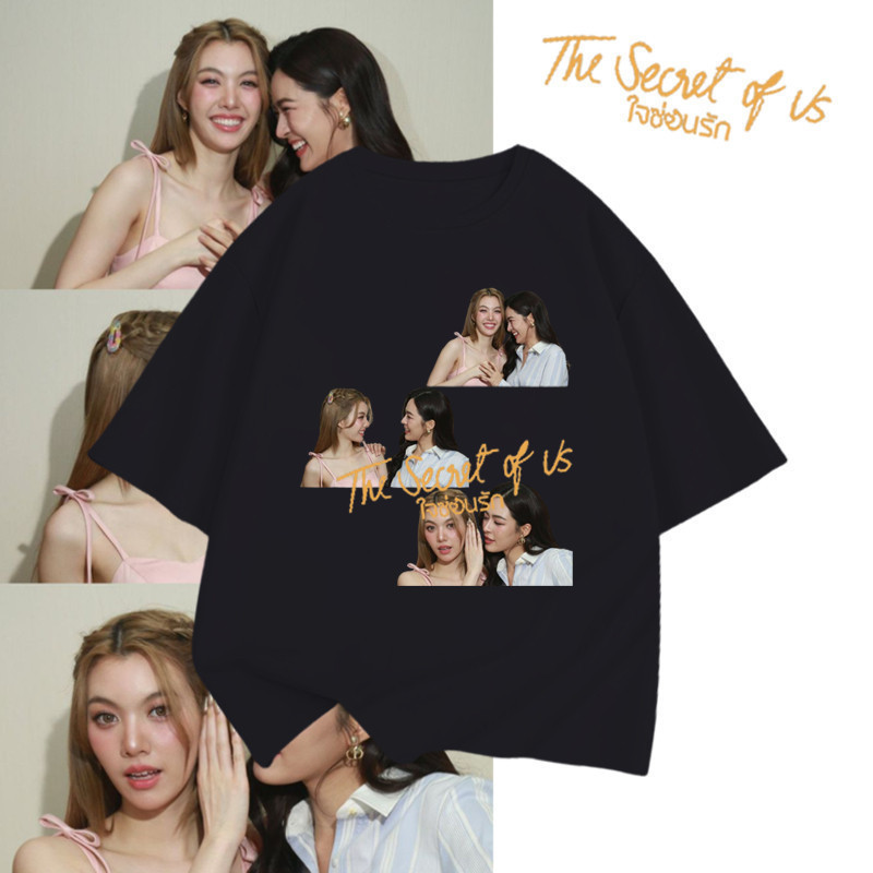 เสื้อยืดผ้าฝ้าย 100% Lingling Kwong มีให้เลือกหลายไซซ์ตั้งแต่ S ถึง 5XL