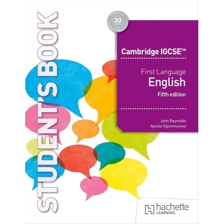 CAMBRIDGE IGCSE FIRST LANGUAGE ENGLISH 5E- 9781036010768-HODDER-