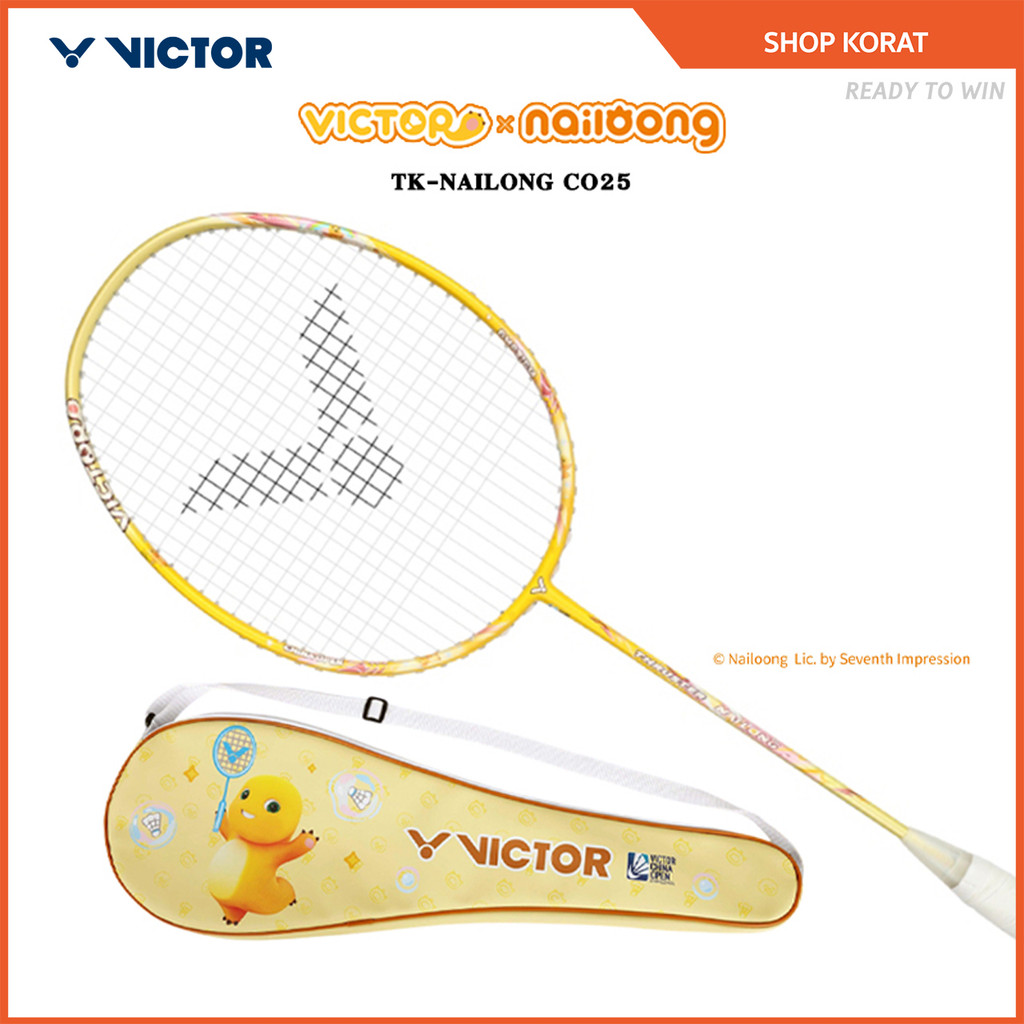 VICTOR COLLECTION NAILONG ไม้แบดมินตัน รุ่น TK-NAILONG แถม เอ็น VS-100 + ซองหนัง (โปรดอ่านรายละเอียด