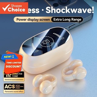 SPRISE M47 Fones De Ouvido Clipe De Orelha Bluetooth LED Display Inteligente On-Ear Mini Fone Cancelamento De Ruído De A